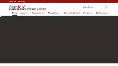 Screenshot preview of www.cs.stanford.edu