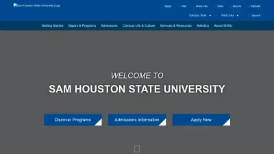 Screenshot preview of shsu.edu