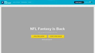 Screenshot preview of canada.fantasy.nfl.com