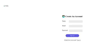Screenshot preview of ttable.vercel.app