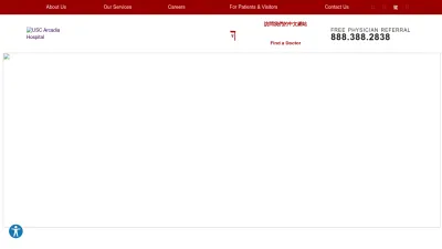 Screenshot of Uscarcadiahospital.org