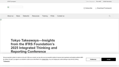 Screenshot preview of integratedreporting.ifrs.org