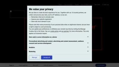Screenshot preview of impact.economist.com