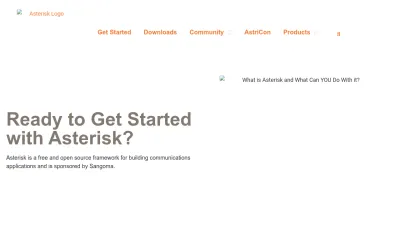 Screenshot preview of asterisk.org