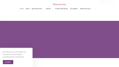 Screenshot preview of katiegoesthere.com