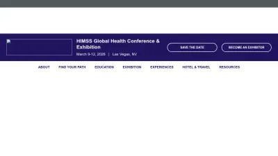 Screenshot of Himssconference.com