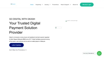 Screenshot of Gkash.com