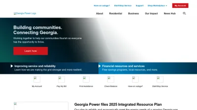 Screenshot preview of georgiapower.com
