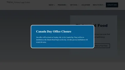Screenshot preview of rfbs.org