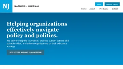 Screenshot preview of nationaljournal.com