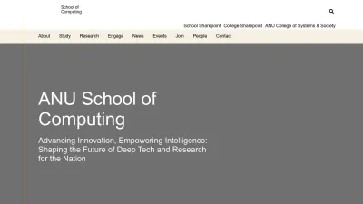Screenshot of Comp.anu.edu.au