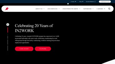 Screenshot preview of aramark.com