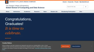 Screenshot of Siebelschool.illinois.edu