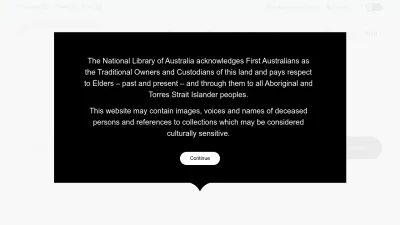 Screenshot of Library.gov.au