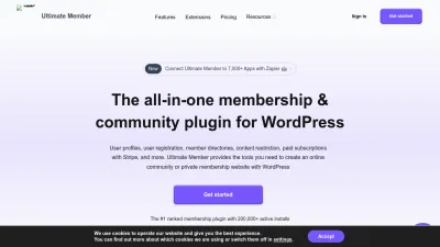 Screenshot preview of ultimatemember.com