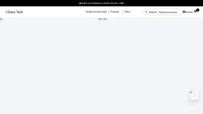Screenshot preview of danytech.com.pk