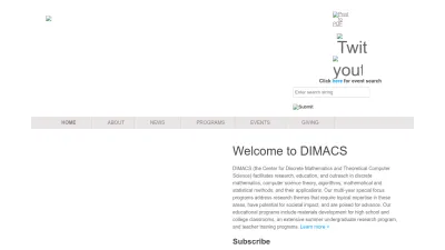 Screenshot of Dmac.rutgers.edu