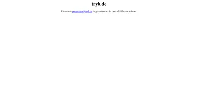 Screenshot preview of tryb.de