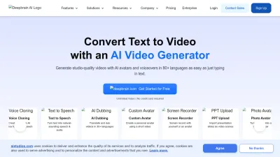 Screenshot of Aistudios.com