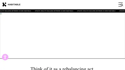 Screenshot of Habitablefuture.org