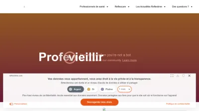 Screenshot preview of reflextime.com