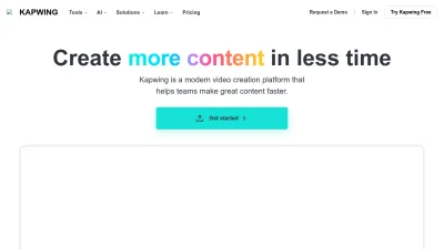 Screenshot preview of kapwing.com