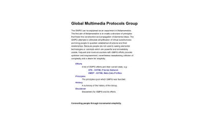 Screenshot preview of gmpg.org