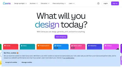 Screenshot of Canva.com