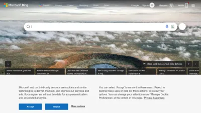 Screenshot preview of bing.com