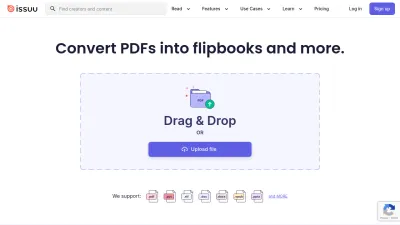 Screenshot preview of issuu.com