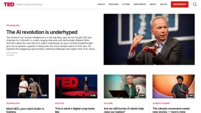 Screenshot preview of ted.com