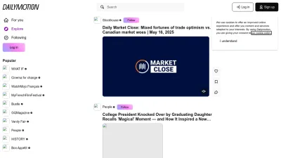 Screenshot preview of dailymotion.com