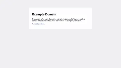 Screenshot preview of example.com