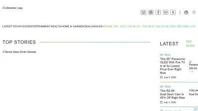 Screenshot preview of lifehacker.com