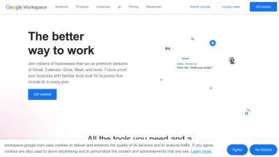 Screenshot preview of workspace.google.com