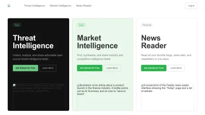 Screenshot of Feedly.com