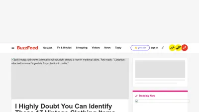Screenshot preview of buzzfeed.com