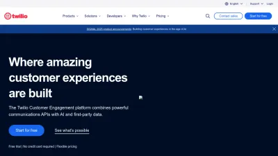 Screenshot preview of twilio.com