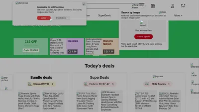 Screenshot preview of aliexpress.com