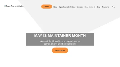 Screenshot preview of opensource.org