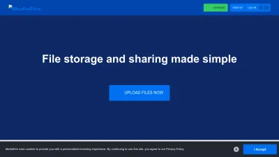 Screenshot preview of mediafire.com