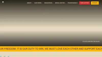 Screenshot of Blacklivesmatter.com