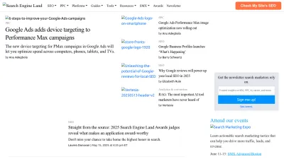 Screenshot preview of searchengineland.com