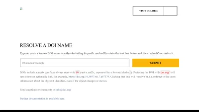 Screenshot of Dx.doi.org