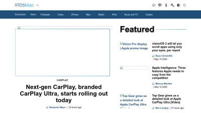 Screenshot preview of 9to5mac.com