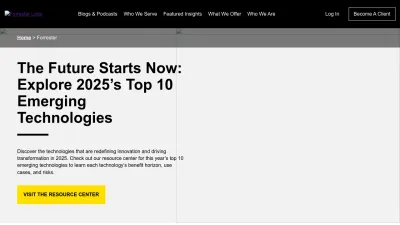 Screenshot preview of forrester.com