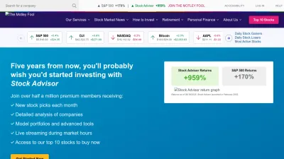 Screenshot preview of fool.com