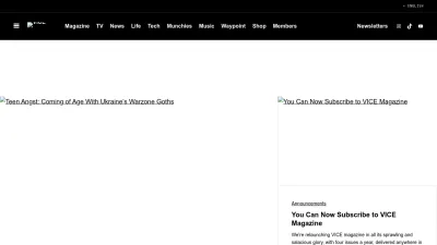 Screenshot preview of vice.com