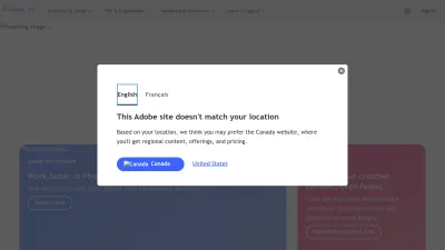 Screenshot of Get.adobe.com