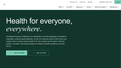 Screenshot of Nam.edu